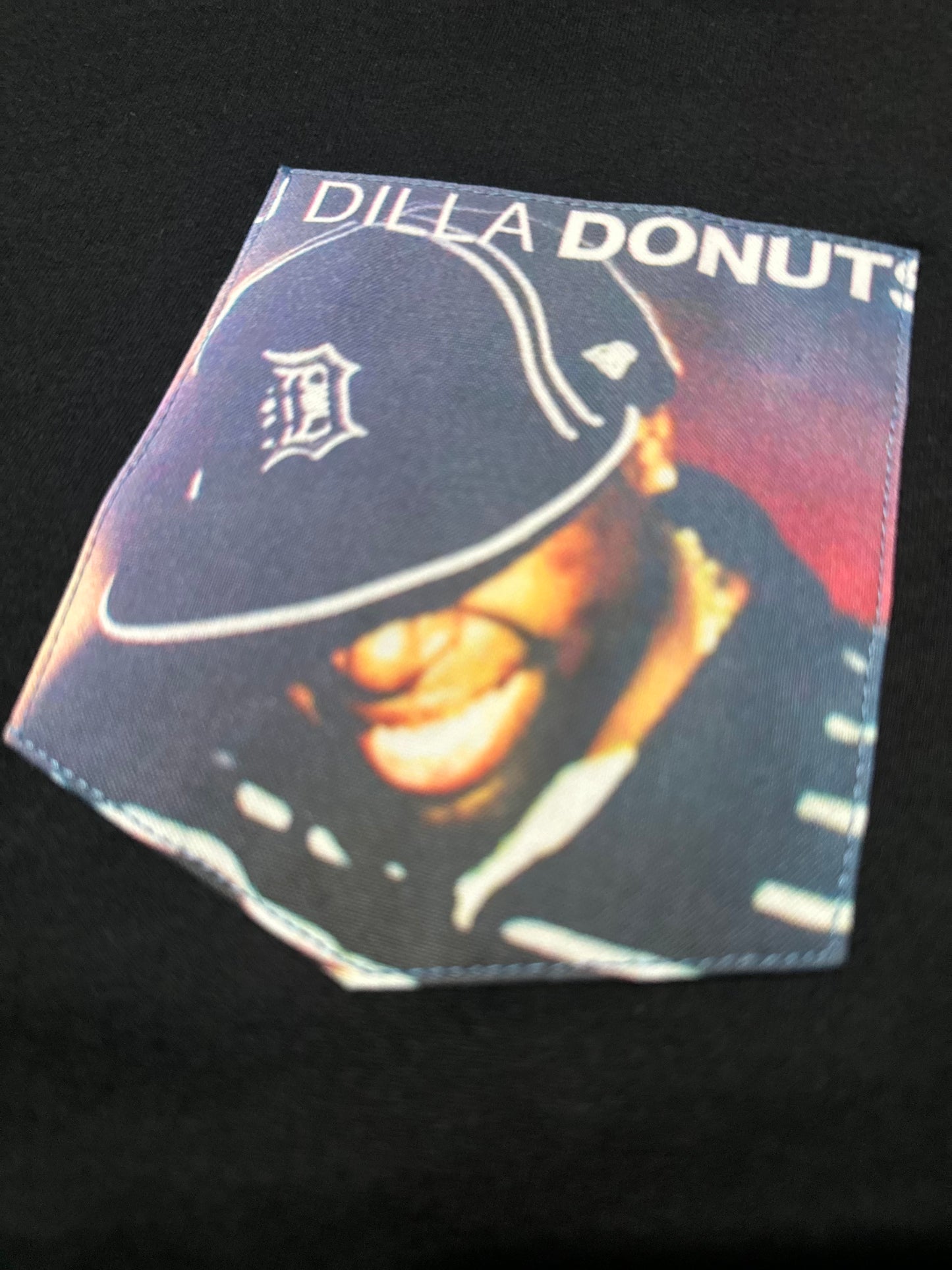 dilla donuts unisex pocket t shirt