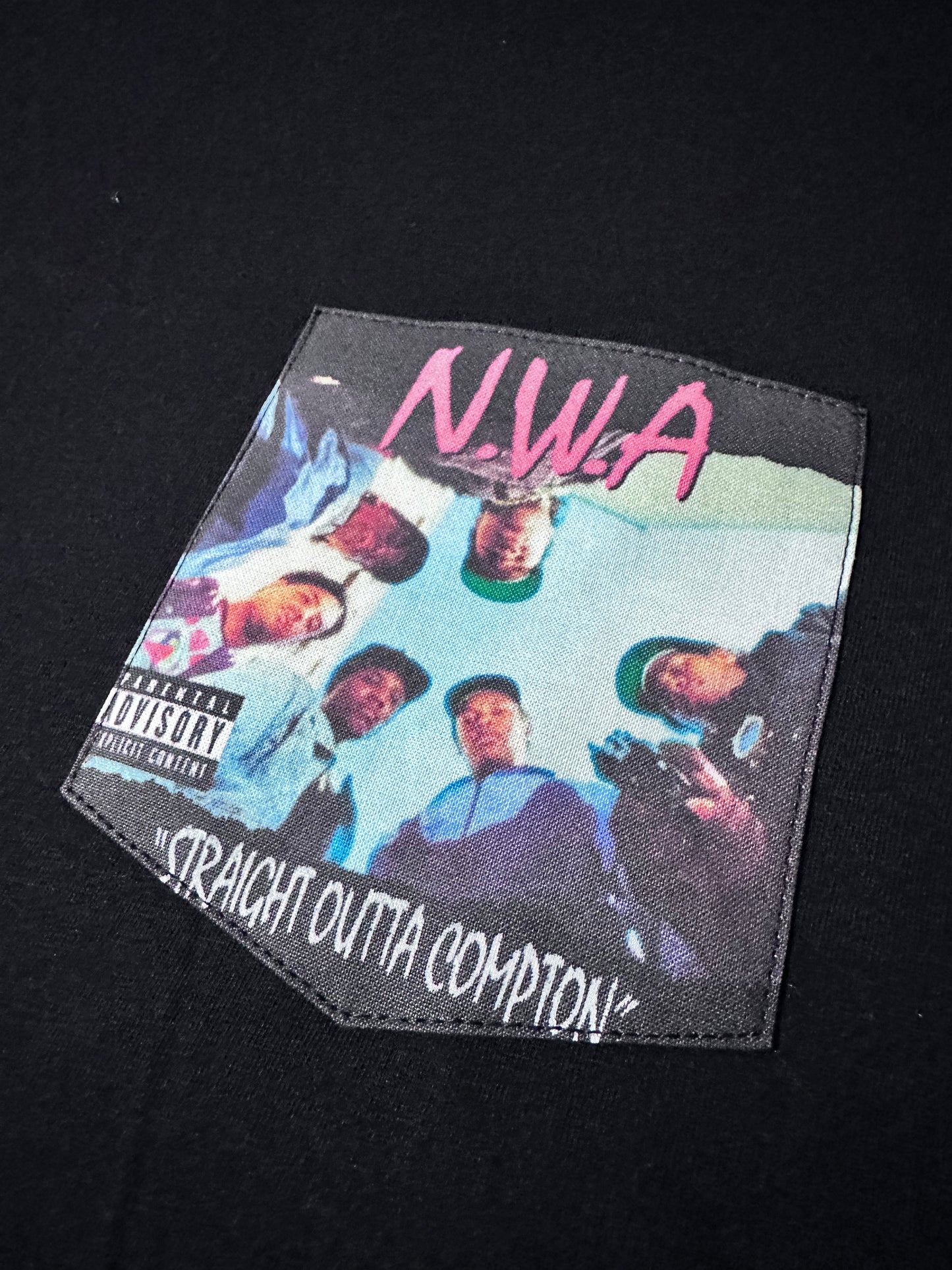 nwa straight out compton unisex pocket t shirt